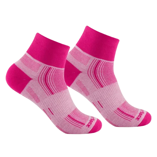 Wrightsock STRIDE doppellagige Wandersocken Rote Beete