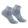 Wrightsock COOLMESH II doppellagige Wandersocken hellgrau