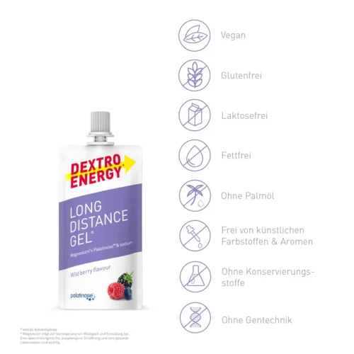 Alternative view of DEXTRO ENERGY - Long Distance Gel Wildberry