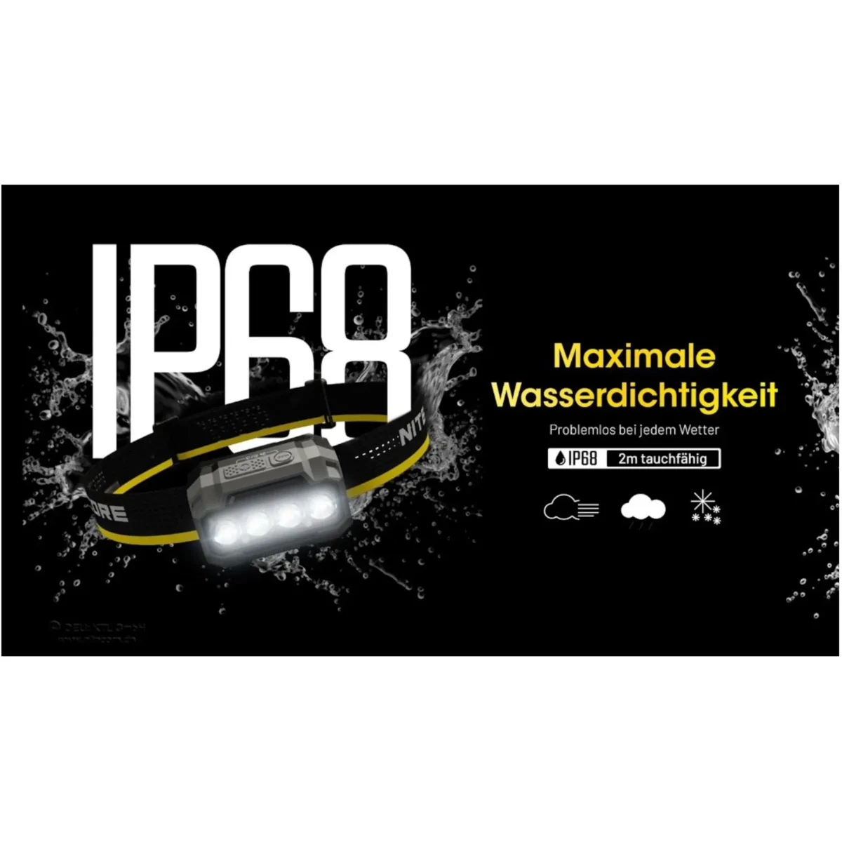 Nitecore Stirnlampe HA23 UHE - 600 Lumen schwarz – Bild 7