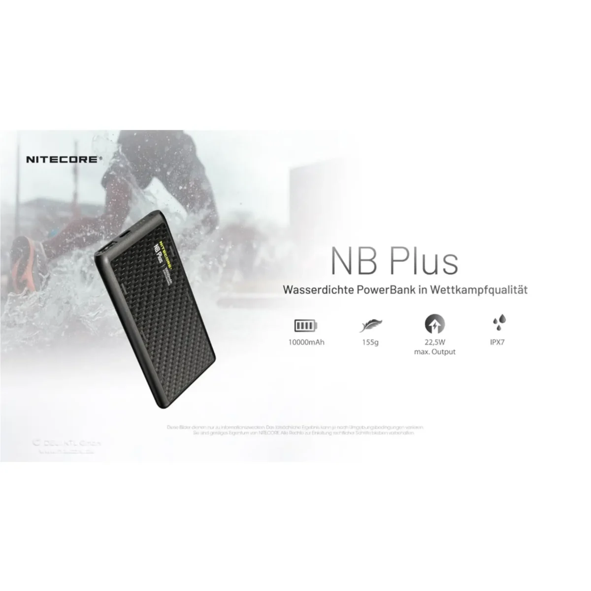 Nitecore Powerbank NB Plus 10.000 mAh – Bild 2