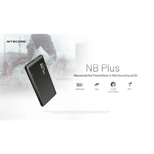 Alternative view of Nitecore Powerbank NB Plus 10.000 mAh