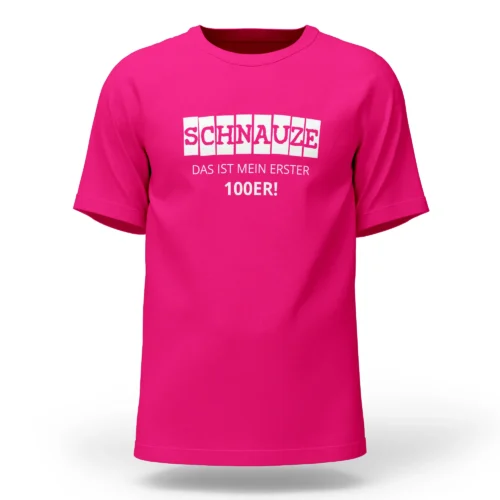 Extremwander T-Shirt "Erster 100er" pink