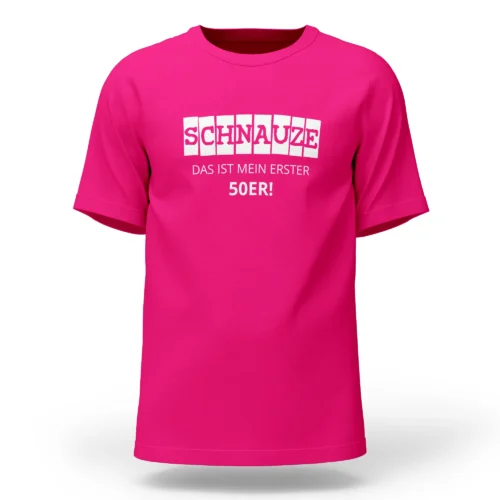 Extremwander T-Shirt "Erster 50er" pink