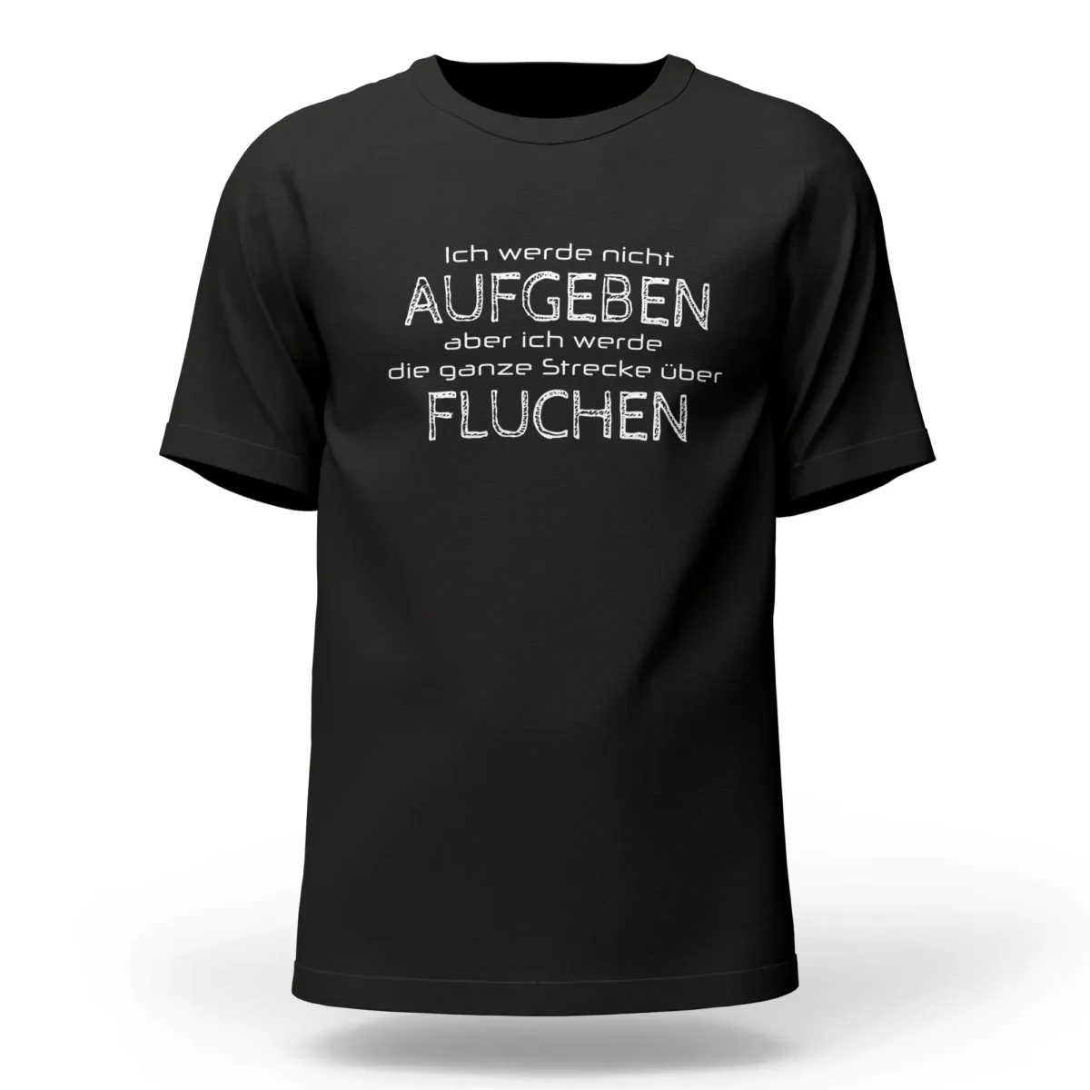 Extremwander T-Shirt "Nicht Aufgeben aber Fluchen" schwarz