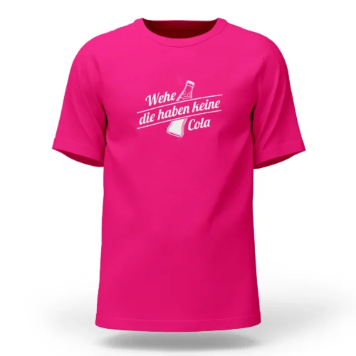 Extremwander T-Shirt "keine Cola" pink