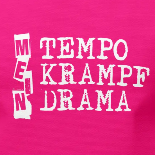 Alternative view of Extremwander T-Shirt "Tempo, Krampf, Drama" pink