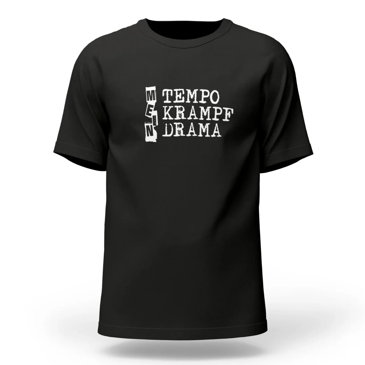 Extremwander T-Shirt "Tempo, Krampf, Drama" schwarz