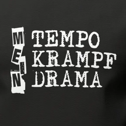 Alternative view of Extremwander T-Shirt "Tempo, Krampf, Drama" schwarz