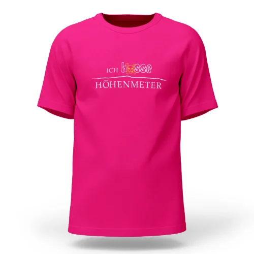 Extremwander T-Shirt "Höhenmeter" pink