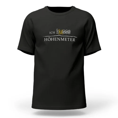 Extremwander T-Shirt "Höhenmeter" schwarz