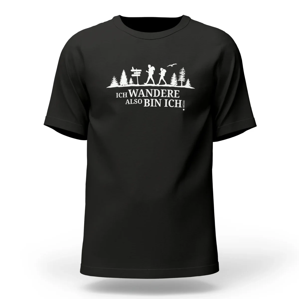 Extremwander T-Shirt "ich wandere" schwarz