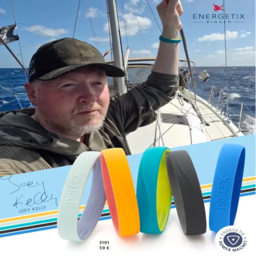 Alternative view of SPORTEX Magnetarmband by Energetix blau