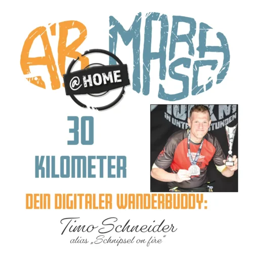 Virtueller Extremmarsch Abmarsch@home 30km