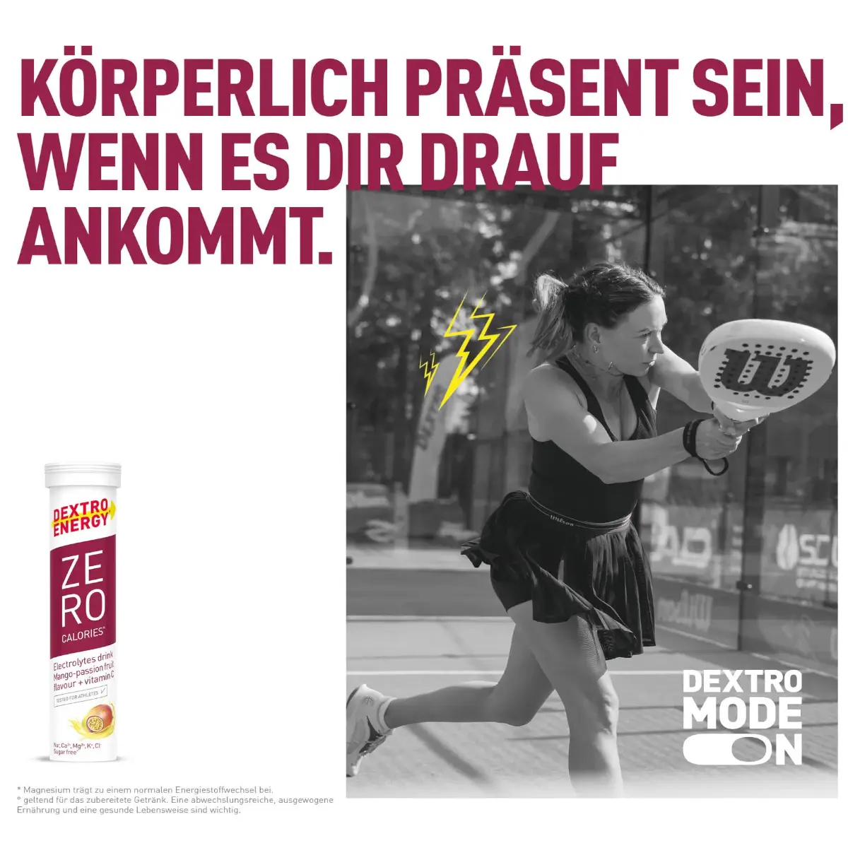 Elektrolyttabletten Dextro Energy Mango/Passionsfrucht + Vitamin C – Bild 3