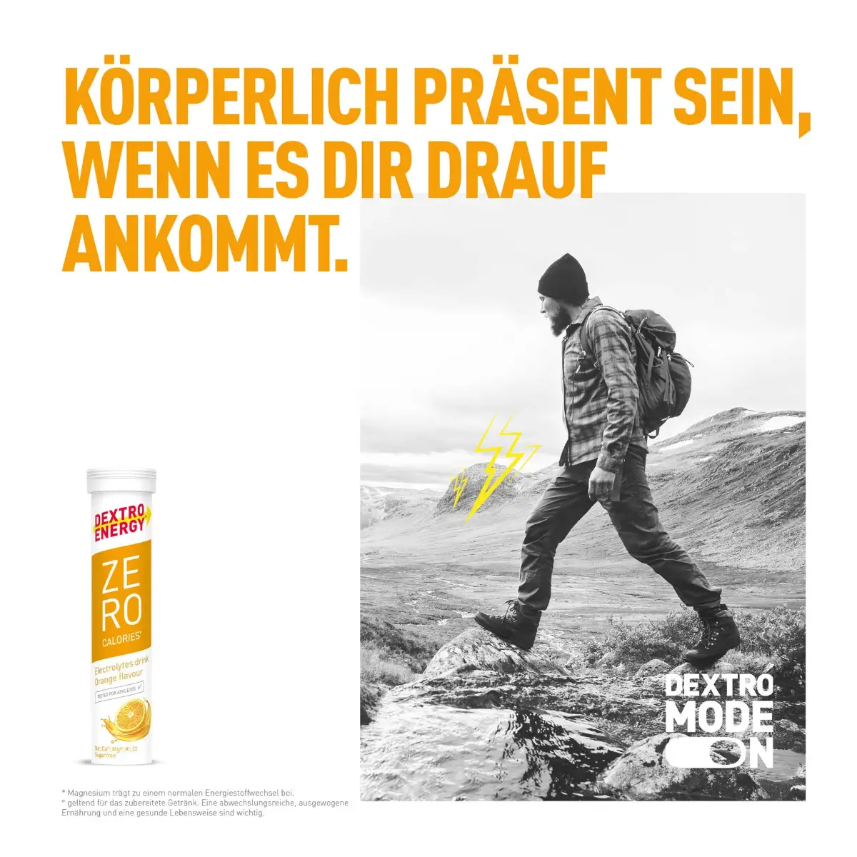 Elektrolyttabletten Dextro Energy Orange – Bild 3