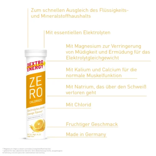 Alternative view of Elektrolyttabletten Dextro Energy Orange