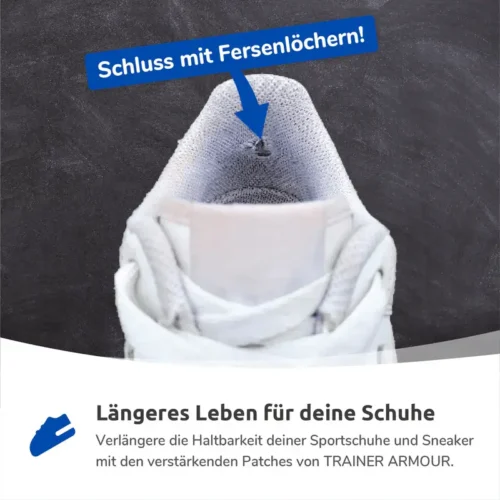 Löcher im Schuh Klebepatches Ferse