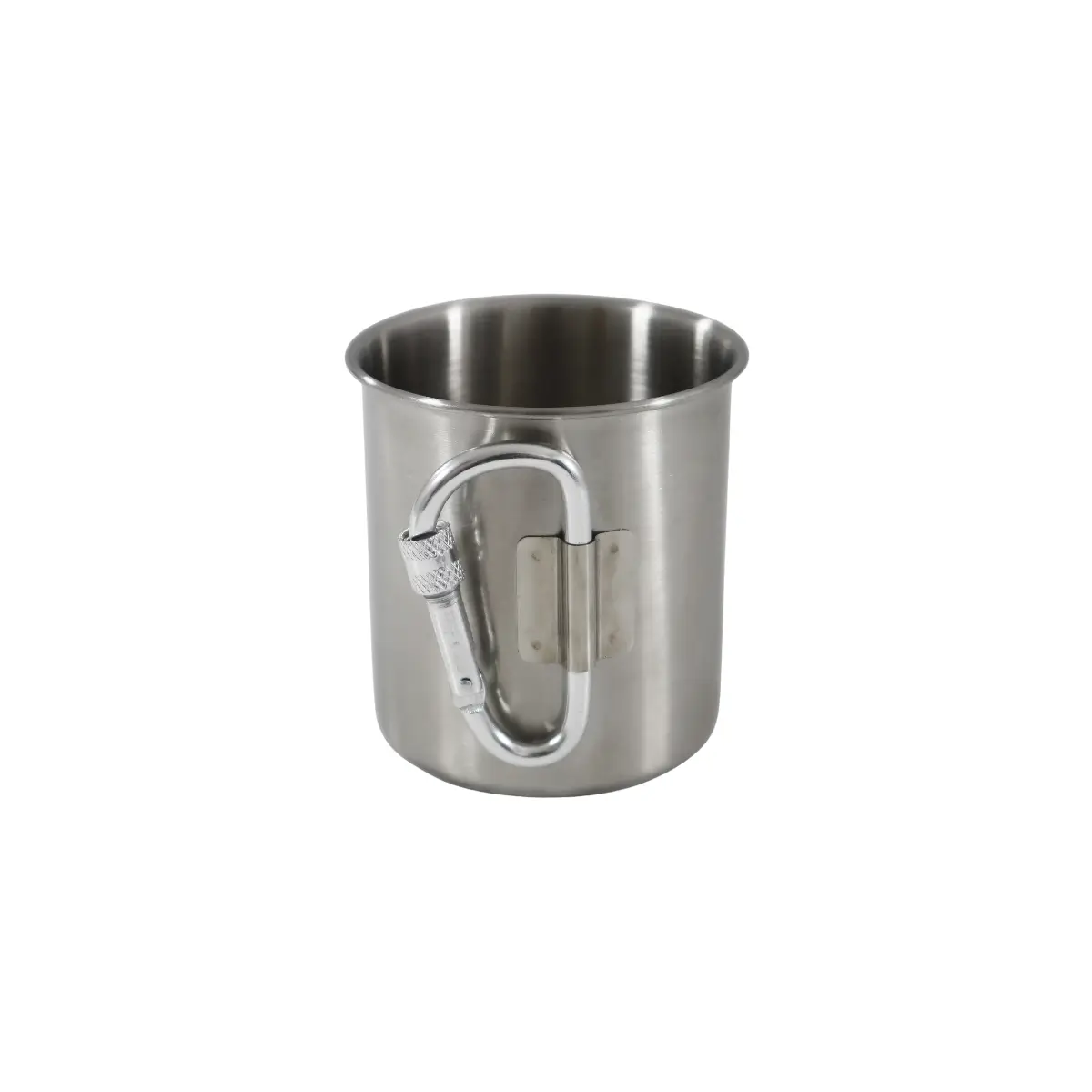 cleverer Edelstahlbecher mit Karabiner – Bild 3