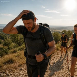 Hitze beim Wandern