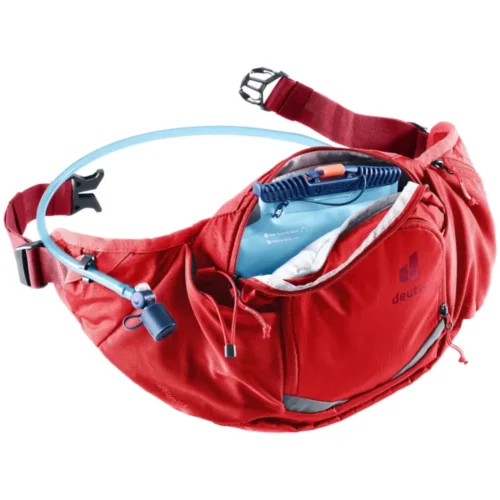 Bauchtasche für Extremwanderungen rot